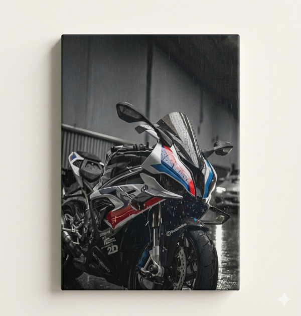 BMW S1000RR Kanvas Tablo