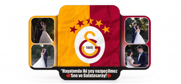 Kişiye Özel Galatasaray Kanvas Tablo